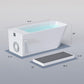 Deeptime Smart Cold Plunge Tub with Basin, Built-in Chiller (Down to 38 °F) – Smartphone Controlled, Whisper-Quiet, Spacious Design for Full-Body Recovery & Cold Therapy,White