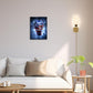 Sports Boxing Wall Art Canvas American Flag Wall Decor Prints Framed Painting Gym Pictures Gifts Artwork for Bathroom Living Dining Room 12"x16"