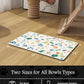 Pet Feeding Mat-Absorbent Dog Mat for Food and Water Bowl-No Stains Quick Dry Water Dispenser Mat-Dog Accessories Pet Supplies-Bowl for Messy Drinkers（LIGHTFLOWERS,16"x24"