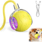 Interactive Cat Toys for Indoor Cats, 2025 New Interactive Cat Toys, Intelligent Automatic Rolling Pet Ball, Automatic Obstacle Avoidance Cat Toy Ball with Rope, Three Modes Adjustment (yellow)