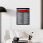 Gwisml 40 Reasons To Workout Wall Art,Inspirational Exercise Fitness Canvas Frame Paintings For Gym Sports Room Home Workplace Wall Art Decor