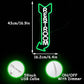 Restroom Neon Sign for Wall Decor Toilet Neon Light Arrow Led Neon Lights White Green Led Neon Signs for Hotel Bar Hospital Mall Store Office Decoration(16.9”*6.3”)