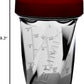 HELIMIX 1.5 Vortex Blender Shaker Bottle Holds Upto 20oz | No Blending Ball or Whisk | USA Made | Portable Pre Workout Whey Protein Drink Shaker Cup | Mixes Cocktails Smoothies Shakes | Top Rack Safe