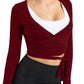 Women Tie Front Shrug Long Sleeve Bolero Cardigan Lightweight Casual Tops