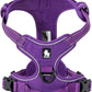 TRUE LOVE Truelove Adjustable No-Pull Dog Harness Reflective Pup Vest Harnesses Comfortable Control Brilliant Colors TLH5651(Purple,XL)