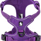 TRUE LOVE Adjustable No-Pull Dog Harness Reflective Pup Vest Harnesses Comfortable Control Brilliant Colors Truelove TLH5651(Purple,L)
