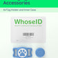 IP68 Waterpoof Dog Airtag Holder, Stretchy Silicone Full Body Covered Apple Air Tag Holder for Dog Cat Collar Fit All Width Collar (Blue, 1 Pack)