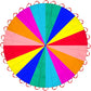 6.5ft/10ft/12ft/13ft/16.4ft/20ft Rainbow Parachute for Outdoor Party Games, Kids Play Parachute Group Cooperative Team Game Toys, Family Get-Together Entertainment