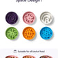 LE TAUCI Ceramic Slow Feeder Dog Bowls Small Breed, 0.6 Cups Dog Food Dish for Fast Eaters, Puzzle Bowl for Small Dogs and Cats,Pink Bloom