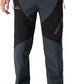 YSENTO Men's Fleece Lined Ski Snow Pants Winter Waterproof Softshell Insulated Hiking Cargo Pants