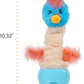 Catstages Electronic Dancing Ostrich Interactive Cat Toy, Wobbles and Plays Music, Battery Powered, Plush, Blue