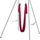 VEVOR Aerial Yoga Frame, 9.67 ft Height Swing Stand, Max 551.15 lbs Load Chrome-Plated Steel Pipe Inversion Yoga Rig for Indoor Outdoor Use