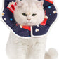 Avont Soft Cat Recovery Cone Collar, Adjustable Lightweight Kitten E-Collar for Small Dogs, Comfortable Neck Donut Stop Licking Scratching After Surgery -Popcorn(M)