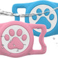 IP68 Waterpoof Dog Airtag Holder, Stretchy Silicone Full Body Covered Apple Air Tag Holder for Dog Cat Collar Fit All Width Collar (Blue/Pink, 2 Pack)