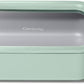 Caraway Glass Food Storage - 6.6 Cup Glass Container - Ceramic Coated Food Container - Non Toxic, Non Stick Lunch Box Container with Glass Lids - Dishwasher, Oven, & Microwave Safe - Mist