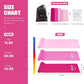Resistance Bands, Exercise Bands, Physical Therapy Bands for Strength Training, Yoga, Pilates, Stretch Elastic Band with Different Strengths, Workout Bands for Home Gym