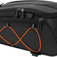 MOSISO Bike Rack Bag with 2 Removable Panniers, Waterproof Bike Trunk Cooler Storage Handbag Insulated Bicycle Rear Seat Pouch, Bicycle Storage Saddle Shoulder Bag Cycling Luggage Pouch, Black