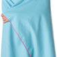 Flow Hydro Sport Towel - Microfiber Quick Dry Swimming Towels for Swim, Pool, Triathlon, and Other Water Sports in Medium, Large, Extra Large, and Hooded Sizes (Aqua, Large w/Hood)