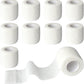 9 Pack 2" x 5 Yards Self Adhesive Bandage Wrap Self Stick Wrap for Ankle, Wrist, Finger, Sports, Breathable Cohesive Vet Tape for Pets (White)