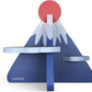 Cat Scratcher Post Board, Mount Fuji Shape Cat Scratching Lounge Bed, Durable Pad Prevents Furniture Damage