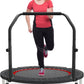 HYD-Parts 40" 48" Mini Trampoline for Adults and Kids Exercise Rebounder with Adjustable Bar Fitness Trampoline Indoor Max Load 330 440lbs