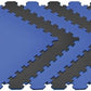 Norsk Dual-Sided Reversible 1/2" Foam Exercise Mats for Home Gym - Interlocking EVA Foam Tiles