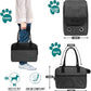 PetAmi Dog Purse Carrier for Small Dogs, Airline Approved Soft Sided Pet Carrier with Pockets, Ventilated Dog Carrying Bag for Puppy Cat, Dog Travel Supplies Bag, Sherpa Bed, Max 12 lbs, Dark Gray