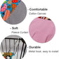 RIOUSSI Guinea Pig Hideout Hideaway Corner Fleece Toys Cage Accessories with Reversible Sides, Heart/Gray-Pink+Purple, Pack of 2