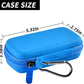 MP3 & MP4 Player Case for SOULCKER/G.G.Martinsen/Grtdhx/iPod Nano/Sandisk Music Player/Sony NW-A45 Music Players with Bluetooth. Fit for Earbuds, USB Cable, Memory Card - Blue+Inside Black