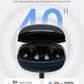 Open Ear Earbuds, Clip-On Earbuds Wireless Bluetooth, Ear Clip Bluetooth Headphones, Lightweight Comfort, Ergonomic Secure Fit for Small Ears, Ultra Open Audio, Waterproof, 40H Playtime