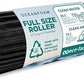 Oceanfoam Tidal Roller - Black & Charcoal Marbled - Muscle Massage Foam Roller for Back Pain & Stretching - Firm and Ergonomic Wide Wave Textured - Yoga, Athletics, & Wellness - Full Size, 20" x 5"