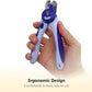 LED Dog Nail Clippers with Light, Trimmers with Protective Guard, Quick Sensor, Safety Lock and Nail File - Suitable for Large and Small Dogs & Cats (Blue, LED)