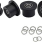 Total Gym 1700 Club Wheels/Rollers Qty for 4 Models 1000 1100, 1400, 1500, 1600, 1700, 1800, 1900, Achiever, Force, Gold, Max, Platinum, Platinum Plus, Pro, Supra, Supreme, Ultima, Ultra, XLI