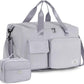 FIORETTO Women's Gym Duffle Bag with Shoes Compartment, 37L Capacity, Ideal for Travel, Gym, Sports, Duffel, Weekender