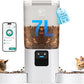 Automatic Cat Feeder with Slow Feed for 2 Cats: 5G WiFi Automatic Dog Feeder with 7L Large Food Storage, Cat Food Dispenser with Alexa for Multiple Pets, Detachable for Easy Cleaning -29 Cup