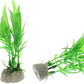 4 Pcs Green Artificial Plastic Plants Fish Tank Plants Fish Aquarium Decoration