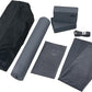 Clever Yoga - 7 Piece Yoga Kit for Women & Men, 6mm Cushioned Mat, 2 Blocks, Strap, Mat and Hand Towels & Carrying Bag - Starter Yoga Set, Accessories & Equipment for Home Workout