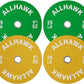 Colored Olympic Weight Plates, 2-inch Rubber Bumper Plate Set for Home Gym Barbell Weight Lifting and Strength Training