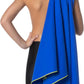 Flow Hydro Sport Towel - Microfiber Quick Dry Swimming Towels for Swim, Pool, Triathlon, and Other Water Sports in Medium, Large, Extra Large, and Hooded Sizes (Blue, Medium (48" x 24"))