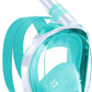 W WSTOO Kids Full Face Snorkel Masks,Suitable for Beginners Dry Top Snorkeling Gear,Can Your Mouth or Nose to Breathe,180 Degrees Panoramic View,Anti-Fog Anti-Leak,Summer Travel and Vacationing Gifts