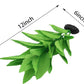2-Pack 12 Inch Aquarium Silk Aquarium Plants, Artificial Plastic Plant for Small Tank, Goldfish, Fish Hides (Green A, 12 Inch)