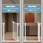 Extra Wide Baby Gate 38.5-43.5 Inch Walk Through Pressure Mounted No Drill Safety Child Gate with Door Tension Metal Gate for Stairs Doorway Puppy Dog Cat