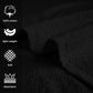 Avalon Salon Towel - Black Hand Towels Bulk Pack of 24-100% Cotton Absorbent Spa, Facial & Gym Towels for Working Out - 16x27 Inches (Not Bleach Proof)