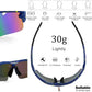 BangLong Polarized Sports Sunglasses Cycling Sun Glasses for Men Women with 5 Interchangeable Lenes for Running Baseball Golf