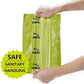 ECO-CLEAN Dog Poop Bags, 24 Rolls/360 Bags with Dispenser, Dog Waste Bags, Unscented, Leak-Proof, Easy Tear-Off