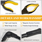 Fish Tank Accessories - 31" Aquarium Tweezers Grabber for Aquarium Landscaping Decoration Grab and Place Garbage Cleanup Foldable Gripper Multi-Function Mobility Aid Reaching Assist Tool(Yellow)