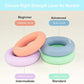 Grip Strength Trainer Hand Gripper Strengthener. Hand Finger Wrist Forearm Workout Exerciser for Strength Training Rock Climbing Athletes Rehabilitation Stress Relief. Silicone Rings 3.5 Inch.