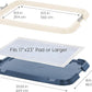 IRIS USA Pee Pad Holder - For Small Sized Dog and Puppy Pee Pads, Secured Latches, Non-Skid Feet, High Polish Finish for Easy Cleaning, Leak Protection, Fits 17"x23" Pad, Navy
