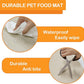 KVK Dog Water Mat 39.4 by 29.5in Extra Large - Silicone Mat for Dog Bowls Waterproof Non Slip - XL Pet Mat for Food and Water Protect Floors - Beige