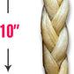 Odor-Free Super Braided Collagen Dog Chews (10-Inch). - Long-Lasting Bully Stick & Rawhide Alternative, Single Ingredient Chew Treat for Aggressive Chewers (Pack of 10)